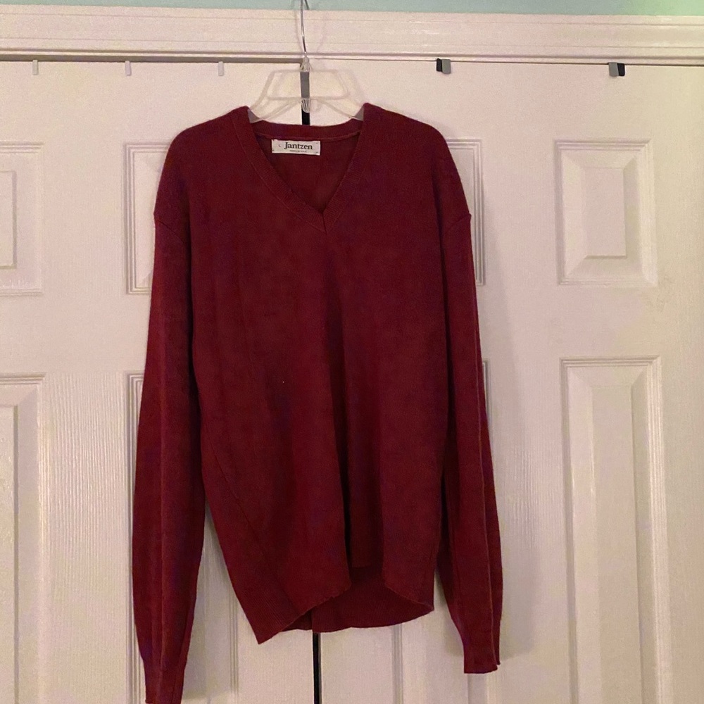red sweater